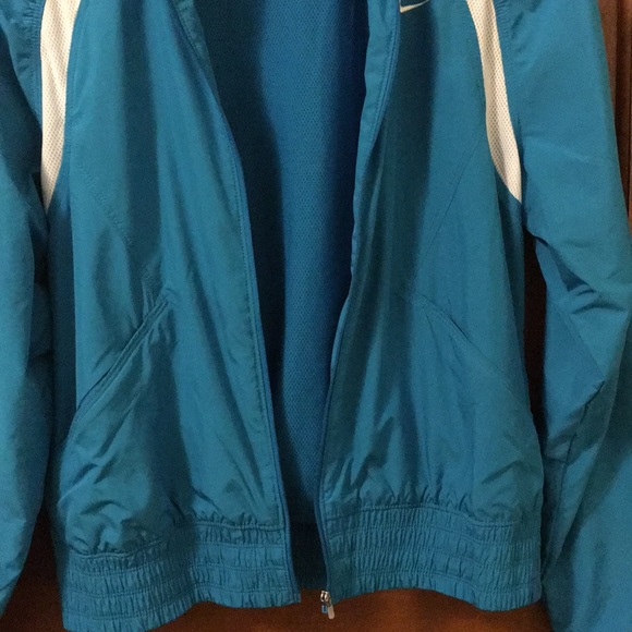 Nike Turquoise/White Sport Jacket S - Picture 5 of 8